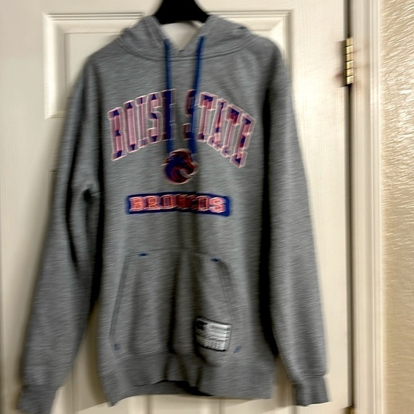 colosseum Other - Official Boise State men’s Medium hooded sweatshirt grey with blue and orange